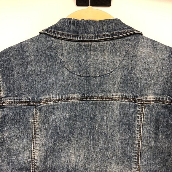 Vintage America Button Up classic  blue Denim Jacket size M - Picture 11 of 14